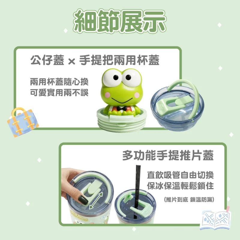 德國buderus 升級款三麗鷗聯名款陶瓷冰霸杯 大眼蛙去旅行 5